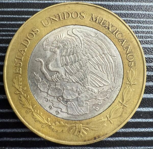 100 Pesos Estado de Hidalgo 2005 | Primera Fase | Escudo de Armas - Image 2