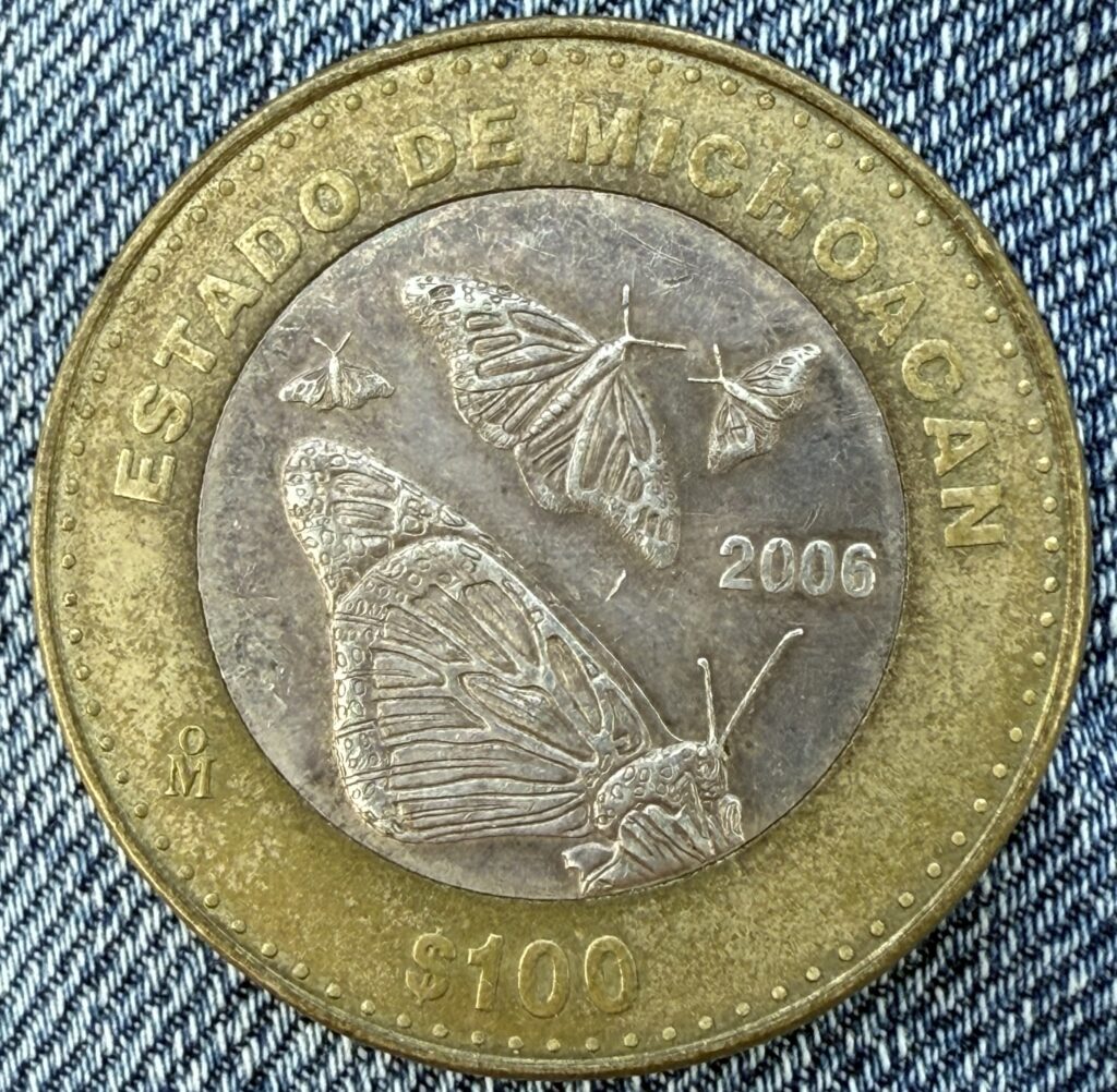 Inicio TodoPrecio.com 23 $100 Pesos Michoacán 2006 Segunda Fase Plata .925