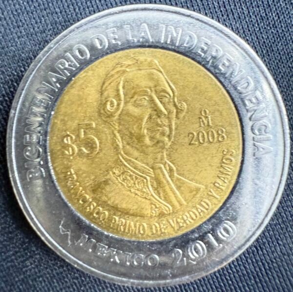 $5 Pesos Primo de Verdad sin Puntos | UNC | Error | Especial - Image 3