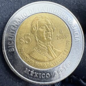 $5 Pesos Primo de Verdad sin Puntos | UNC | Error | Especial