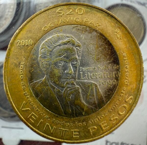 20 Pesos Octavio Paz 2010