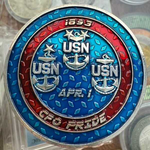 Escudo Americano Azul Rojo USN Naval - Image 2