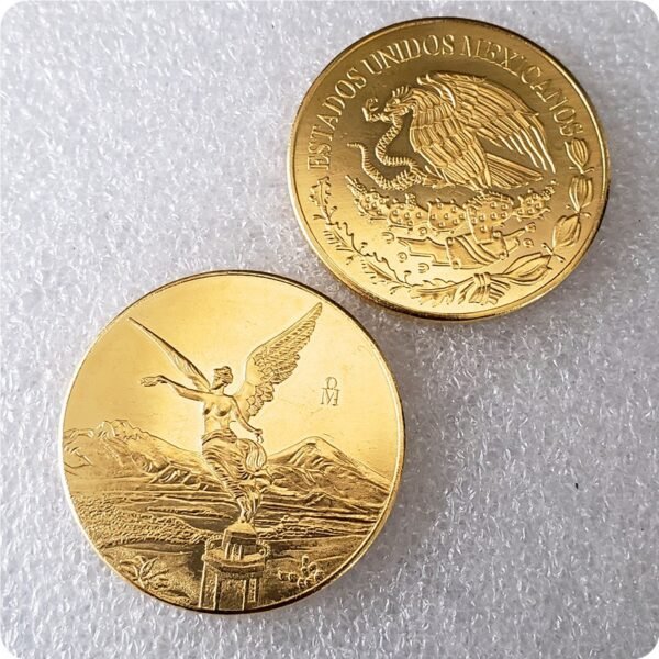 Souvenir Tipo Onza Libertad Dorada