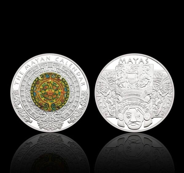 Souvenir Estilo Maya Plateado