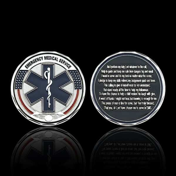 Medalla Medicina Emergencia Servicio 40mm