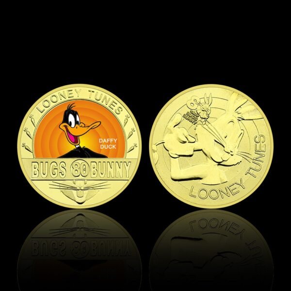 Token Pato Lucas Dorado 40mm Metálico