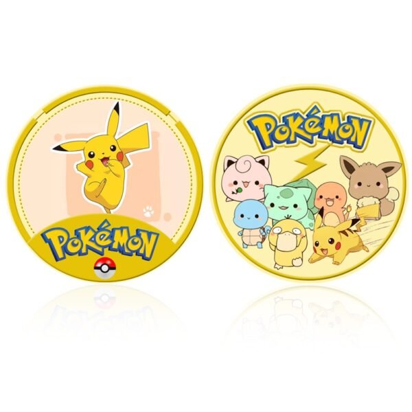 Token Pokemon 40mm Metálico