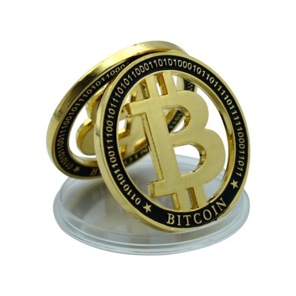 Token Bitcoin Metálico Bordeado - Image 2