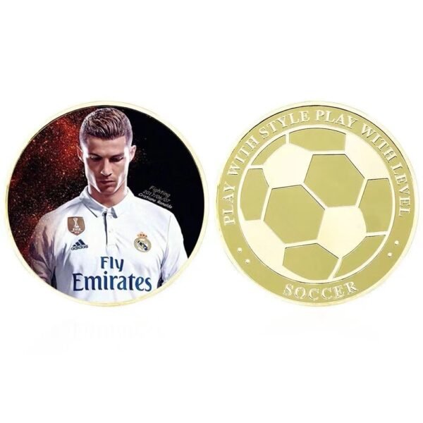 Token Cristiano Ronaldo 7 Metálico 40mm