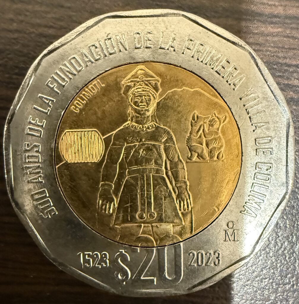 Inicio TodoPrecio.com 23 $20 Pesos 500 Años de la Fundación Colima 2023 | ERROR | UNC