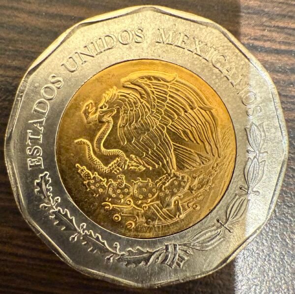 $20 Pesos 500 Años de la Fundación Colima  2023 | ERROR | UNC - Image 2
