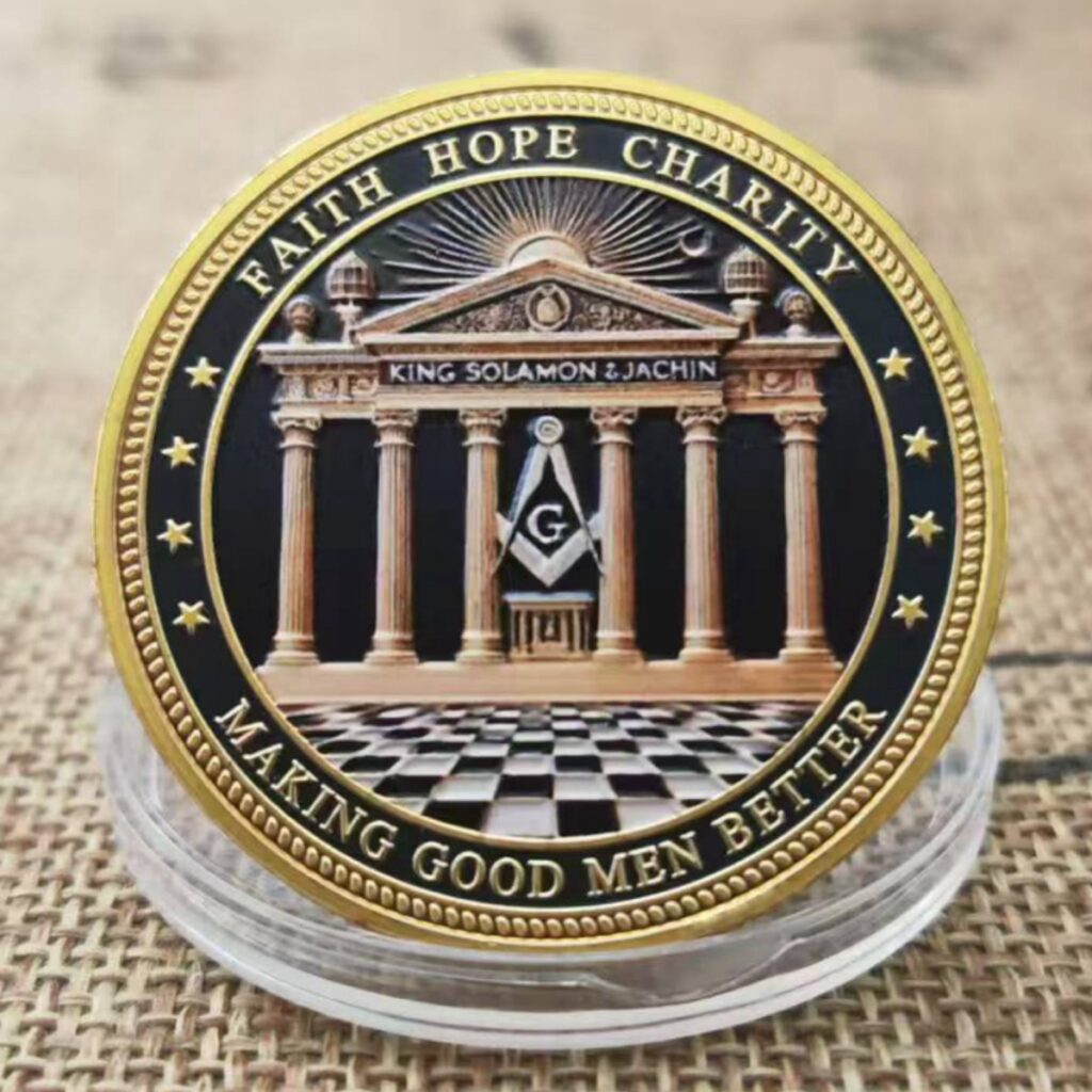 Inicio TodoPrecio.com 49 Medalla Mason Templo Masónico Pilares GADU 40mm