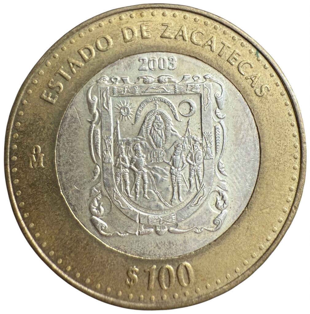 Inicio TodoPrecio.com 20 Moneda 100 Pesos Zacatecas 2003 Plata .925 | Primera Fase Estados