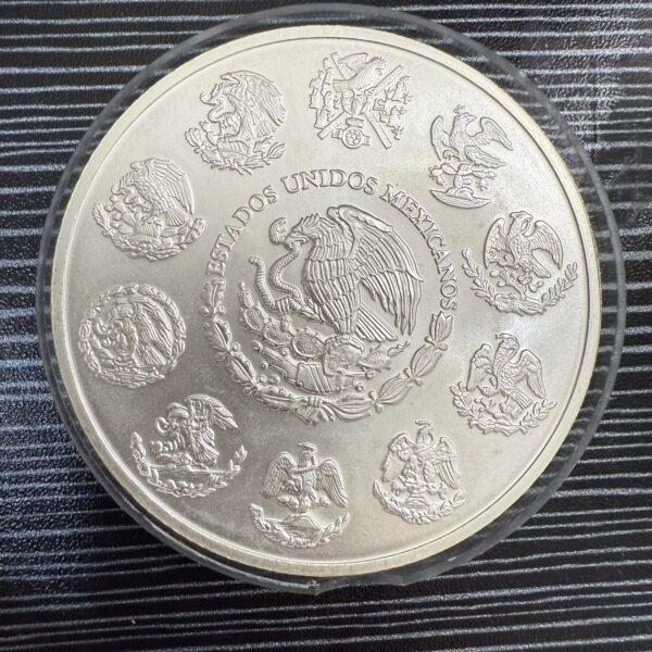5 Onzas Libertad Plata Pura .999 2009 Moneda Mexicana - Image 6