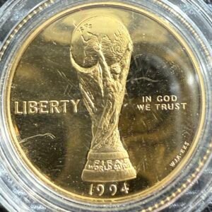 5 Dólares Oro World Cup 1994 W USA