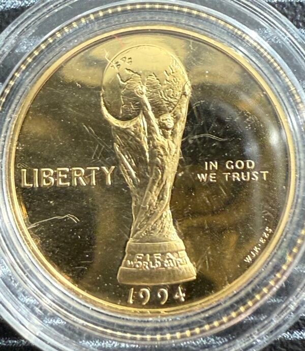 5 Dólares Oro World Cup 1994 W USA