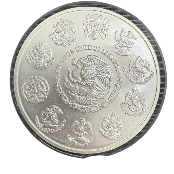 5 Onzas Libertad Plata Pura .999 2009 Moneda Mexicana - Image 3