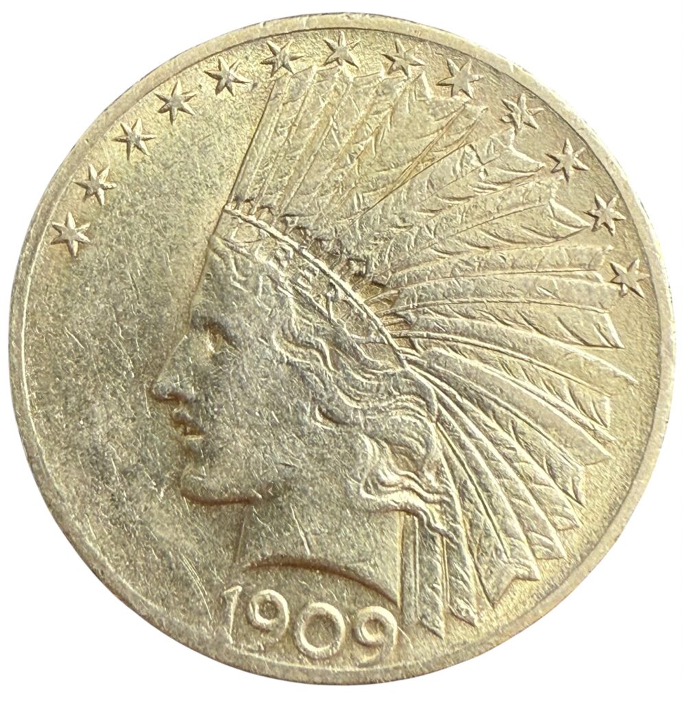 Inicio TodoPrecio.com 51 $10 Dólares Oro Indian Head 1909 Princesa India