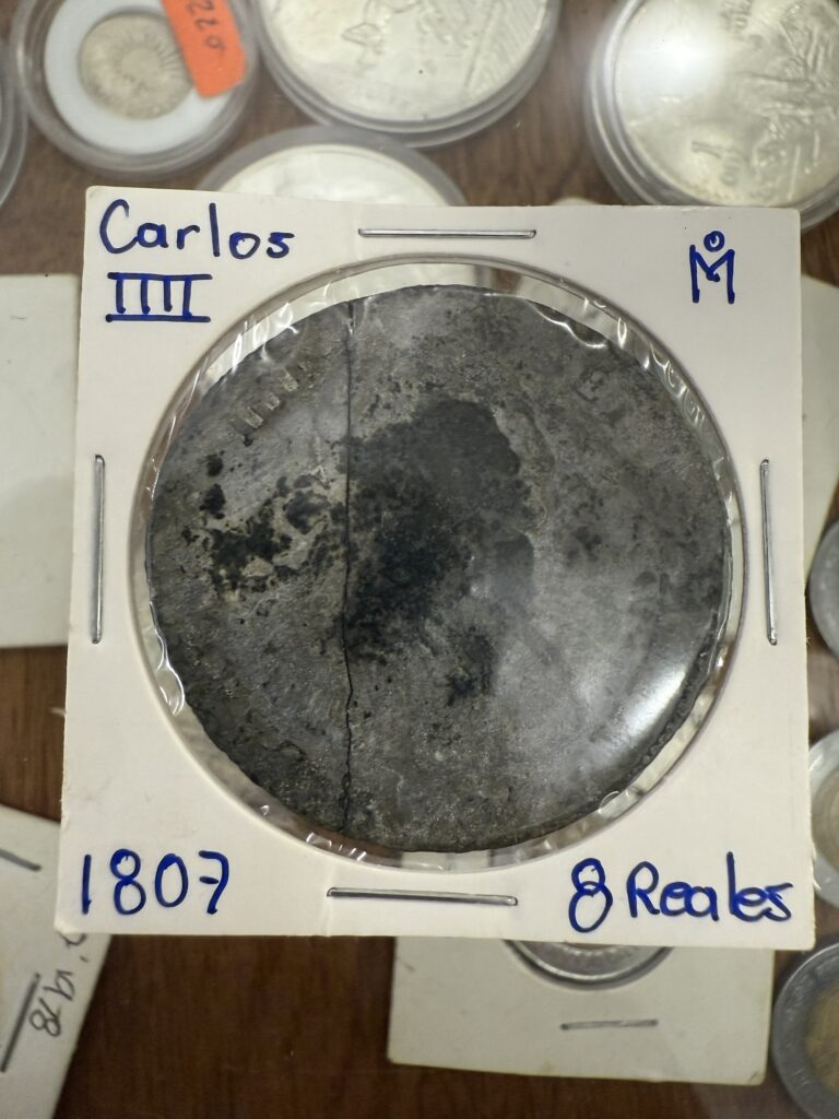 Inicio TodoPrecio.com 31 8 Reales Carolus llll 1807 México Mo. Plata de Tesoro Enterrado