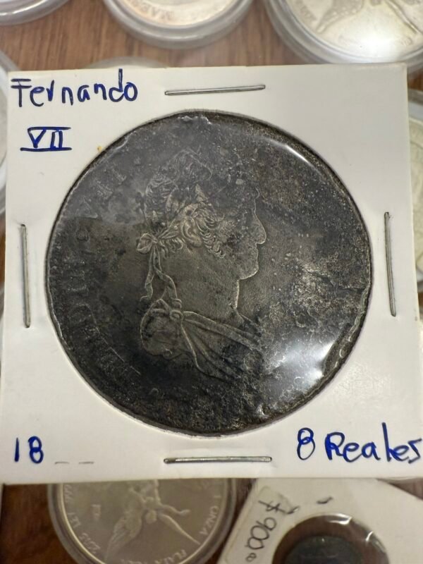 8 Reales Fernando Vll Plata