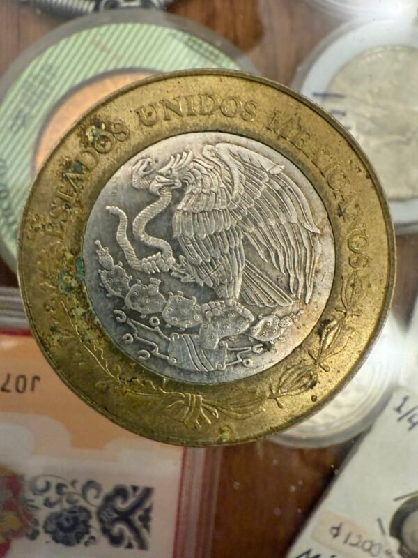 100 Pesos Nayarit 2004 Primera Fase Centro de Plata 925 - Image 2