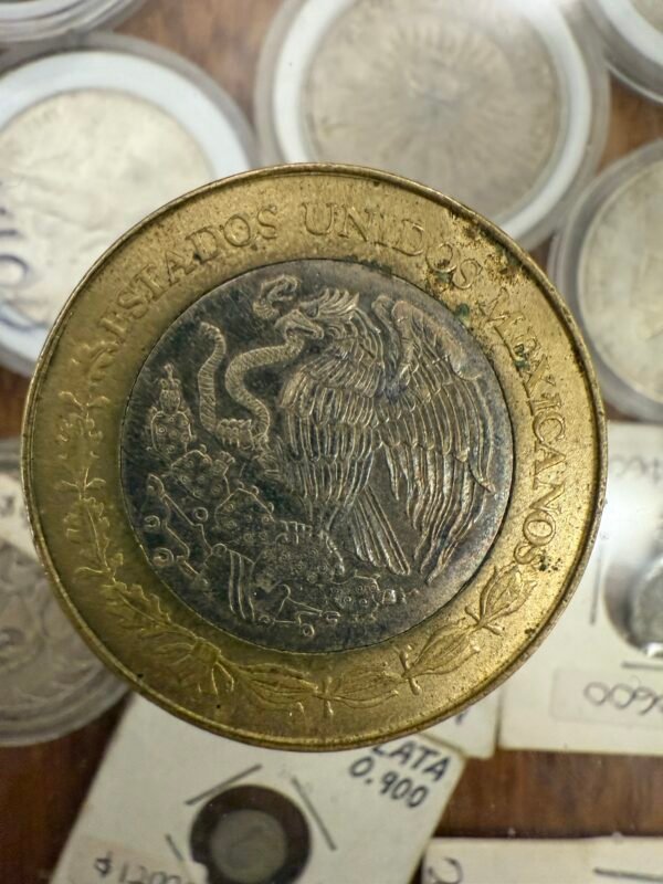 $100 Pesos Distrito Federal 2004 Mo. Plata .925 Antiguo Ayuntamiento - Image 2