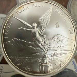 Onza Libertad Plata Pura .999 Año 2005