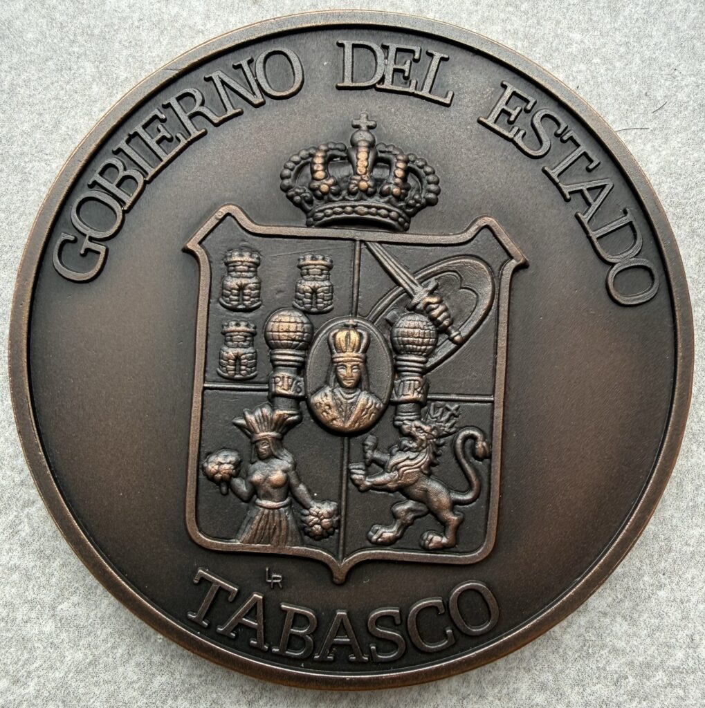 Inicio TodoPrecio.com 36 Medalla Calendario 1985 Gobierno del Estado Tabasco 4” Lorenzo Rafael