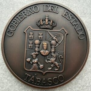Medalla Calendario 1985 Gobierno del Estado Tabasco 4” Lorenzo Rafael