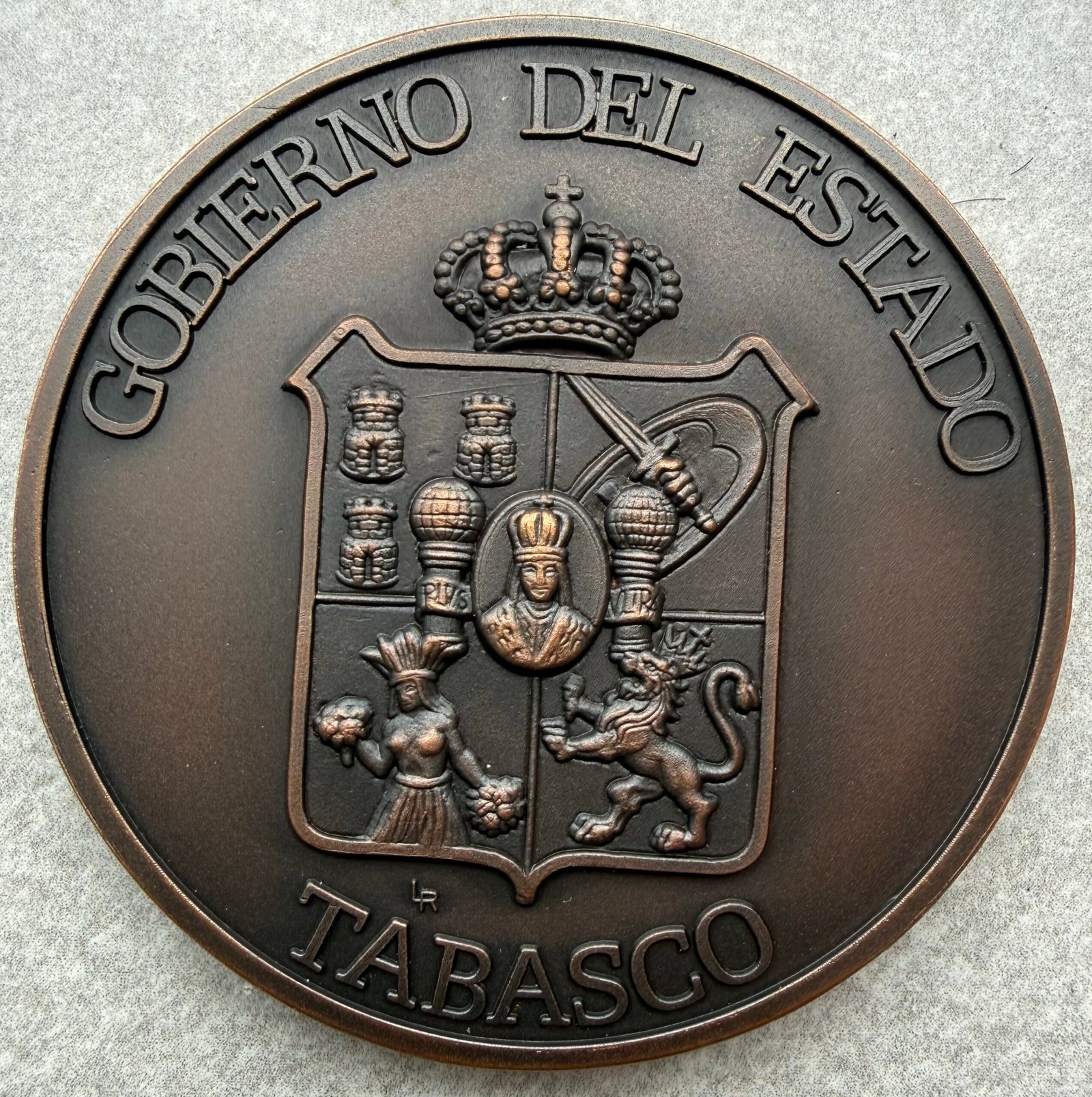 Medalla Calendario 1985 Gobierno del Estado Tabasco 4” Lorenzo Rafael 1 Medalla Calendario 1985 Gobierno del Estado Tabasco 4” Lorenzo Rafael