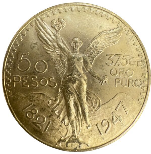 Centenario de Oro 1947 – 50 Pesos Ley .900 Mo - Image 2