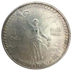 Onza de Plata Pura .999 1992 Libertad Gordita