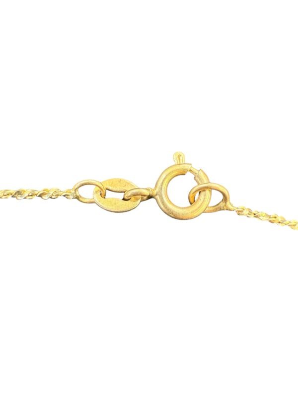 Cadena de Oro 14K Elefante Búho Herradura Trébol - Image 3