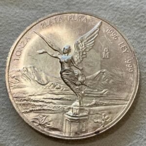 Onza Libertad 1996 Plata Pura .999 UNC