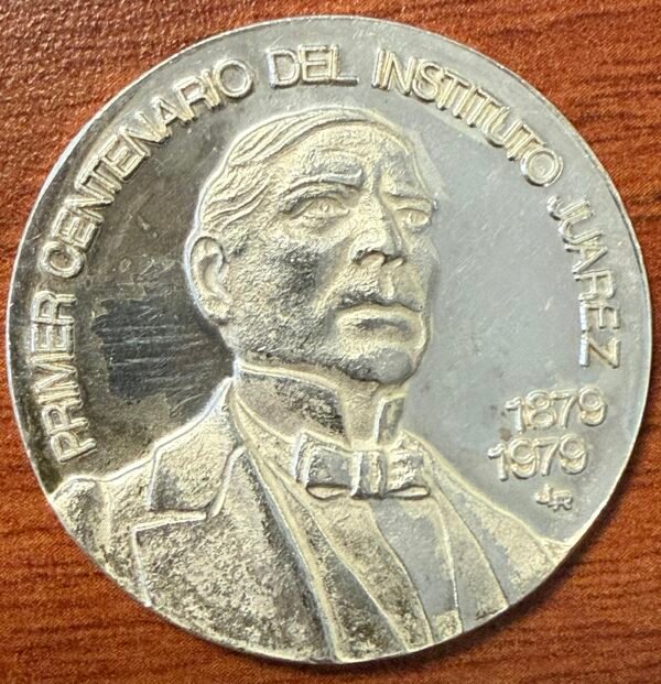 1 Onza Plata Primer Centenario del Instituto Juárez Tabasco UJAT 1979