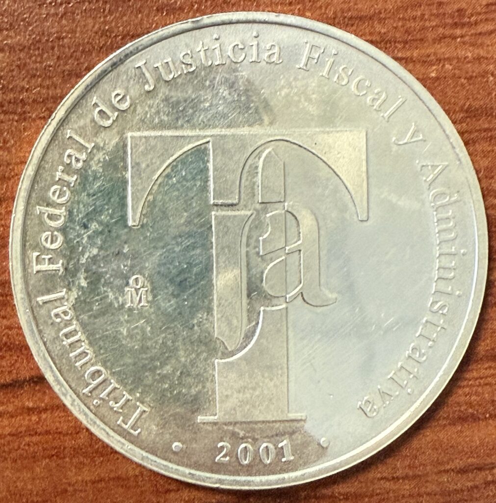 Inicio TodoPrecio.com 28 1 Onza Plata .999 Tribunal Federal de Justicia Fiscal y Administrativa Mo. Año 2001