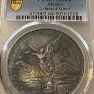 Onza Libertad 1999 Plata Pura .999 PCGS MS64