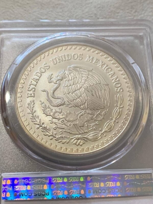 Onza Libertad 1997 Plata Pura Mo. PCGS MS68 - Image 2
