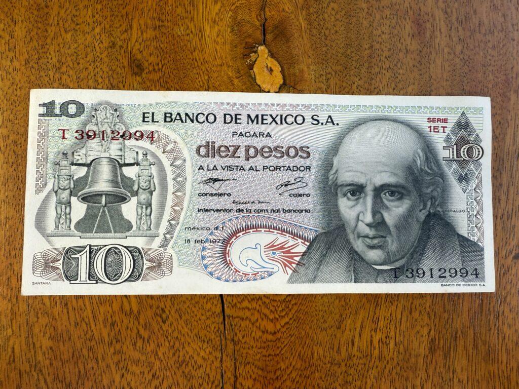 Inicio TodoPrecio.com 16 Billete $10 Pesos Miguel Hidalgo 1977