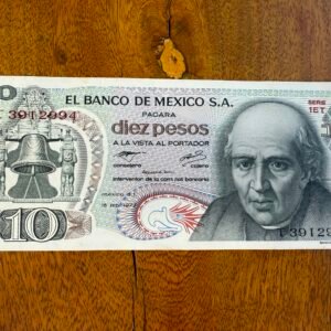Billete $10 Pesos Miguel Hidalgo 1977