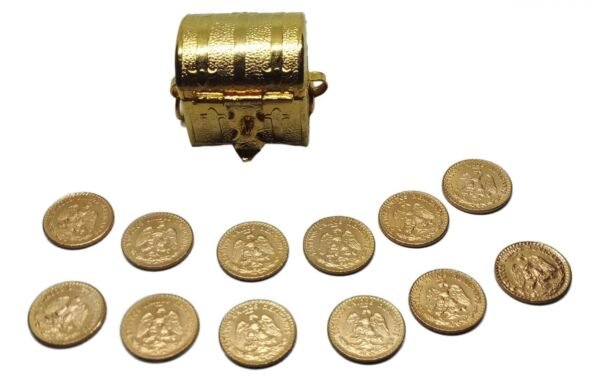 13 Monedas $2 Pesos Oro 21.6K Ley .900 Arras Matrimonio | Oro Sólido Auténtico 1945 - Image 2