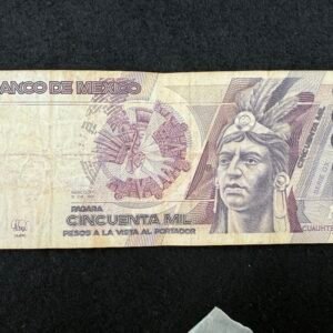 Billete 50000 Pesos 1990 Cuauhtémoc | Numismática México