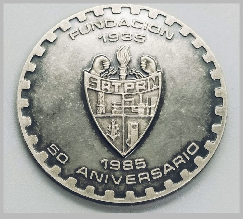 Inicio TodoPrecio.com 5 50 Aniversario Fundación S.T.P.R.M. 1935-1985 50 Años de Trabajo y Nacionalismo Plata