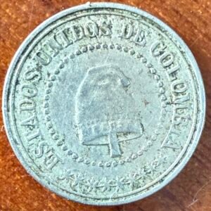 2.5 Centavos de Colombia Año 1881