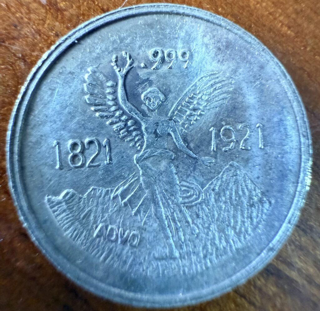 Ofertas 🔥 27 Medalla de Plata .999 tipo Centenario 1821-1921 Arras