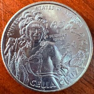 25 Centavos de Dólar Celia Cruz 2024 UNC