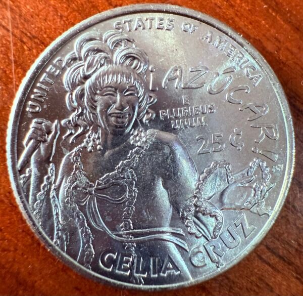 25 Centavos de Dólar Celia Cruz 2024 UNC