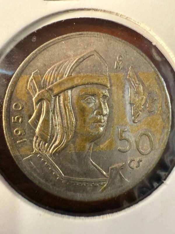 50 Centavos 1950 Plata .300 México Mo.