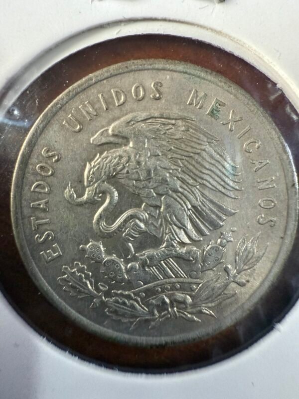 50 Centavos 1950 Plata .300 México Mo. - Image 2