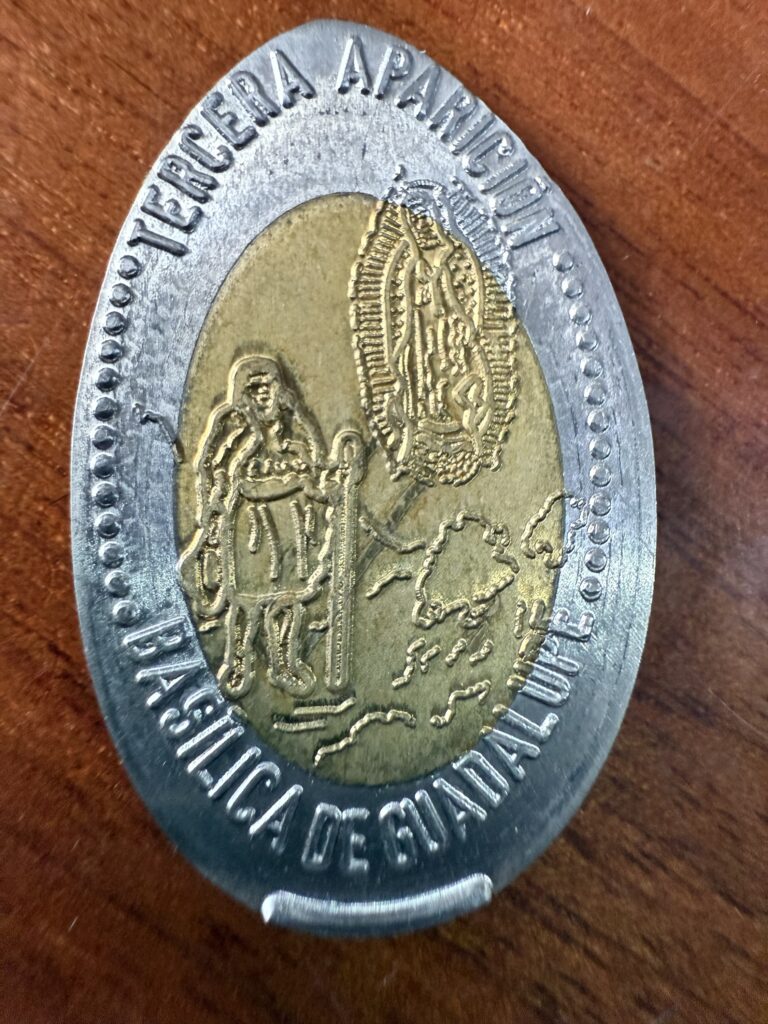 Souvenir Tercera Aparición Basílica de Guadalupe